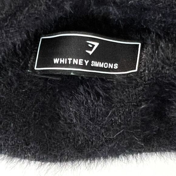 Gymshark Whitney Simmons Oversized Eyelash Knit Sweater Womens XS Fuzzy Athletic - Picture 6 of 7